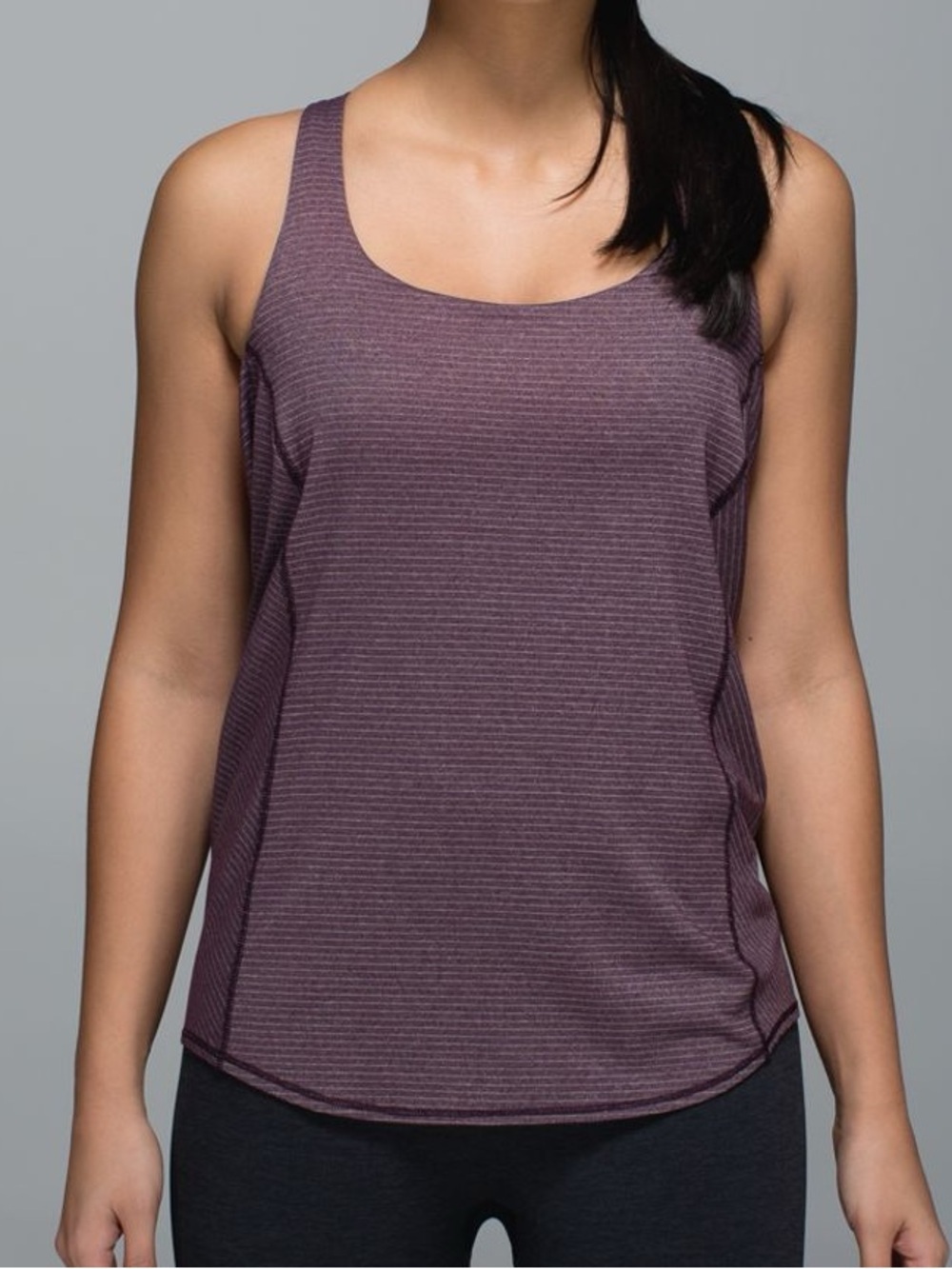 Lululemon Wild Tank Heathered Black Cherry / Electric Cora size 6